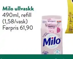Jacobs Milo ullvaskk tilbud