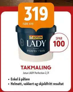 Byggmakker TAKMALING tilbud