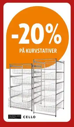 Byggmakker 20% PÅ KURVSTATIVER tilbud