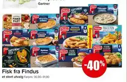 Spar Fisk fra Findus tilbud