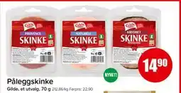 Spar Påleggskinke tilbud