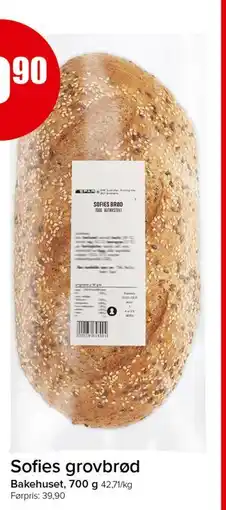 Spar Sofies grovbrød tilbud