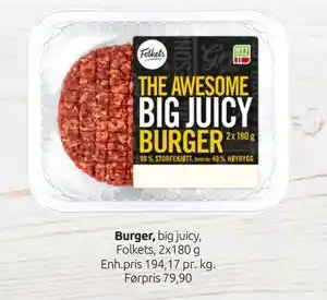 Joker Burger tilbud