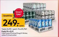 Gigaboks Explo 24 x 0,5 l tilbud