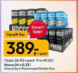 Gigaboks Nocco 24 x 0,33 l tilbud