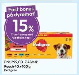 Gigaboks Pouch 40 x 100 g tilbud