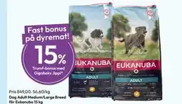 Gigaboks Dog Adult Medium/Large Breed fôr Eukanuba 15 kg tilbud