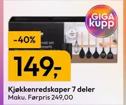 Gigaboks Kjøkkenredskaper 7 deler tilbud