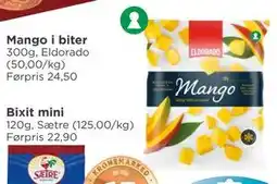 Meny Mango i biter tilbud