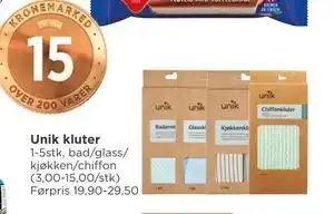 Meny Unik kluter tilbud
