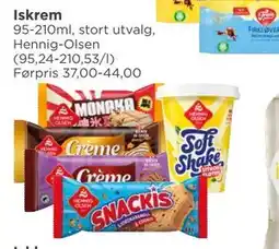 Meny Iskrem tilbud