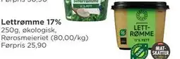 Meny Lettrømme 17% tilbud