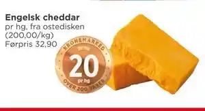 Meny Engelsk cheddar tilbud