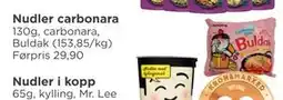 Meny Nudler carbonara tilbud
