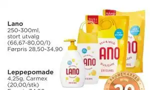 Meny Lano tilbud