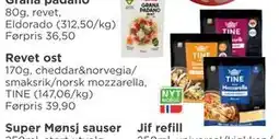 Meny Revet ost tilbud
