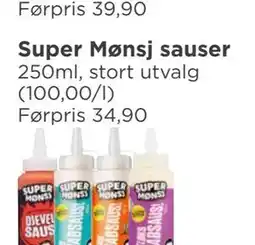Meny Super Mønsj sauser tilbud