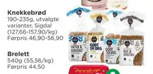 Meny Knekkebrød tilbud