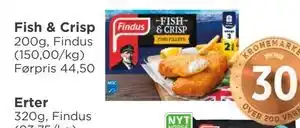 Meny Fish & Crisp tilbud