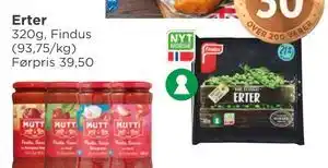Meny Erter tilbud