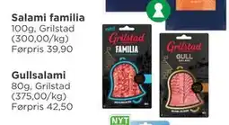 Meny Salami familia tilbud