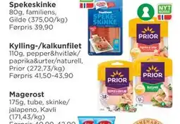 Meny Kylling-/kalkunfilet tilbud