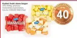 Meny Kuttet frukt store beger tilbud