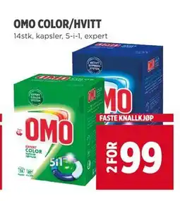 Meny OMO COLOR/HVITT tilbud