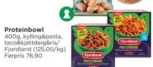 Meny Proteinbowl tilbud