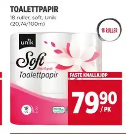 Meny TOALETTPAPIR tilbud