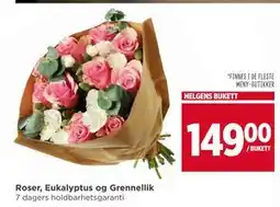 Meny Roser, Eukalyptus og Grennellik tilbud
