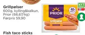 Meny Grillpølser tilbud