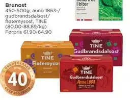 Meny Brunost tilbud