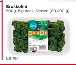 Meny Brokkolini tilbud