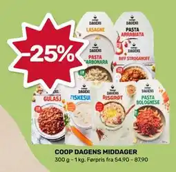 Matkroken COOP DAGENS MIDDAGER tilbud