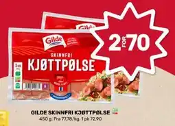 Matkroken GILDE SKINNFRI KJØTTPØLSE tilbud