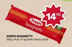 Matkroken SOPPS SPAGHETTI tilbud