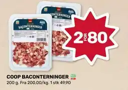 Matkroken COOP BACONTERNINGER tilbud