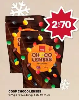 Matkroken COOP CHOCO LENSES tilbud