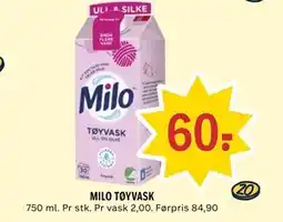 Coop Prix MILO TØYVASK tilbud