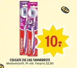 Coop Prix COLGATE ZIG ZAG TANNBØRSTE tilbud