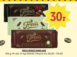 Coop Prix FREIA KOKESJOKOLADE tilbud