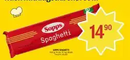 Coop Prix SOPPS SPAGHETTI tilbud