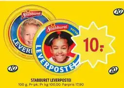 Coop Prix STABBURET LEVERPOSTEI tilbud