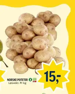 Coop Prix NORSKE POTETER tilbud