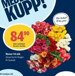 Coop Prix Roser 14 stk, Medlemspris tilbud