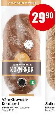 Spar Våre Groveste Kornbrød tilbud