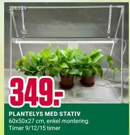 Europris PLANTELYS MED STATIV tilbud