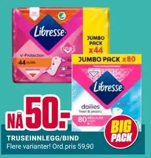 Europris TRUSEINNLEGG/BIND tilbud