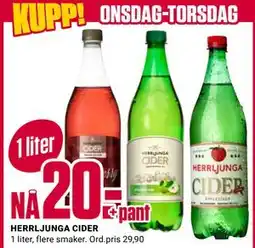 Europris HERRLJUNGA CIDER tilbud